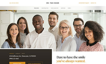 Dental Office Website Design Example 19