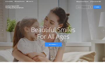 Dental Office Website Design Example 19