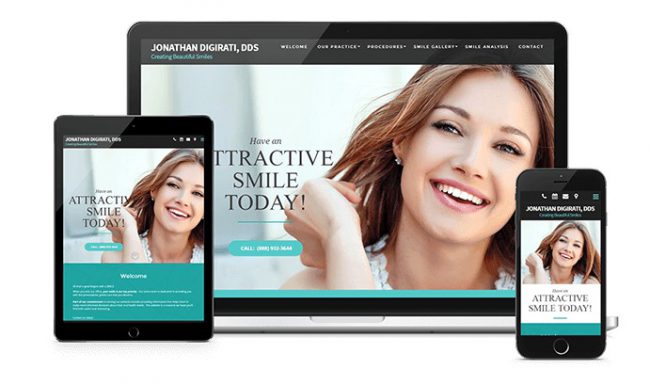 dental website UX