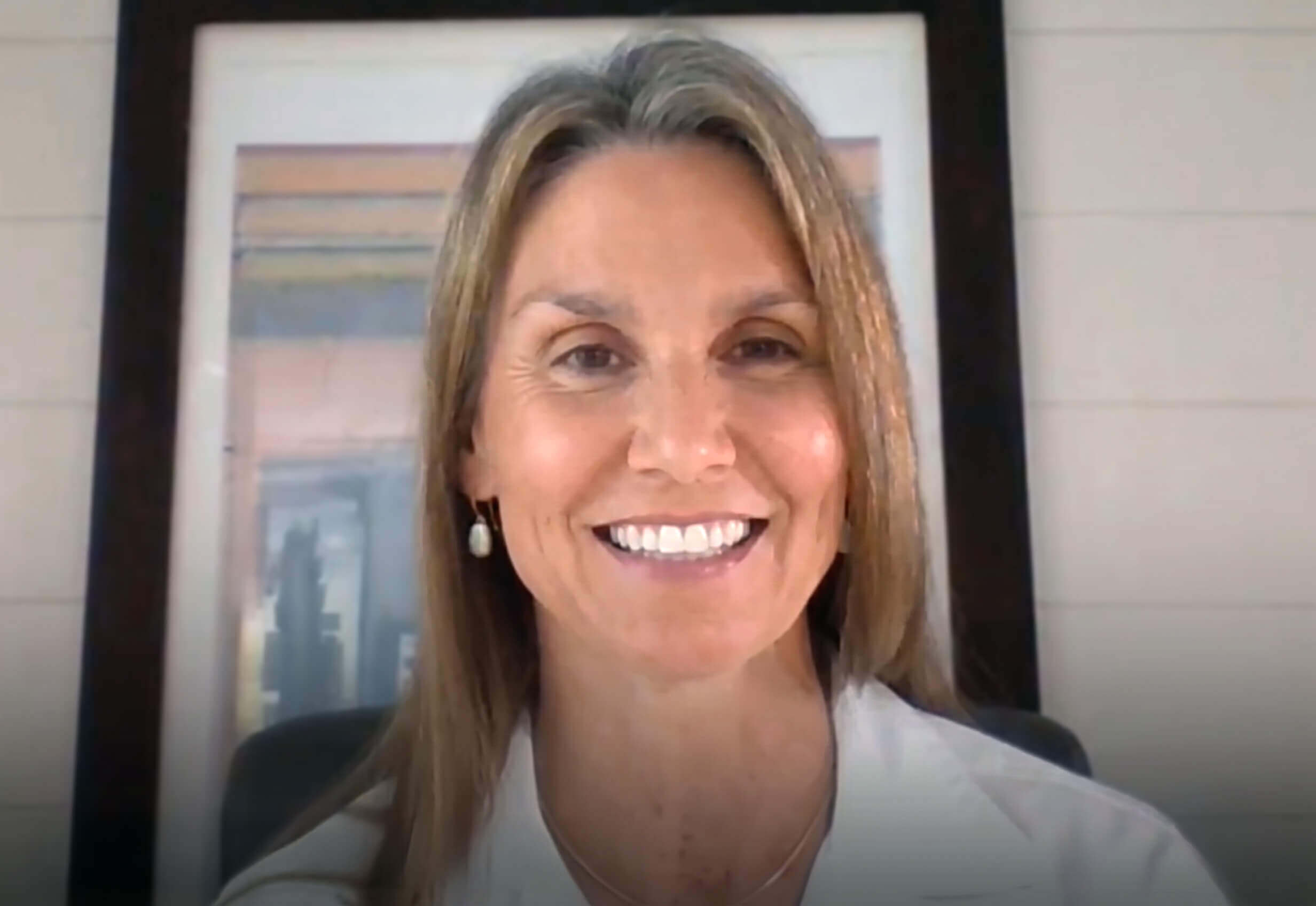 Dr. Jenny White working in her dental practice