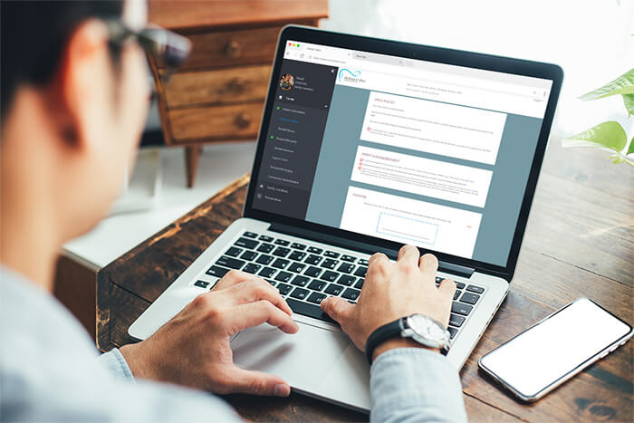 Dental website design preview
