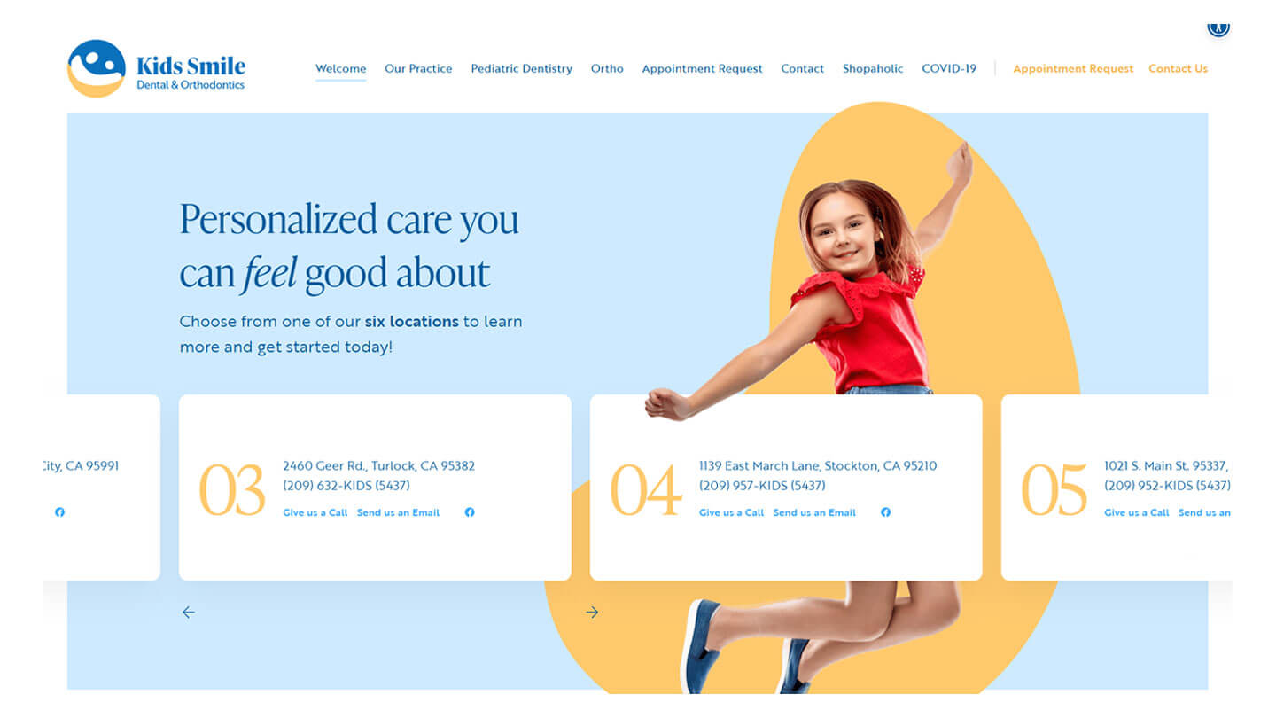 Modern Dental Website By ProSites