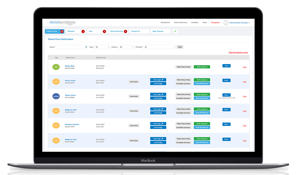 Real-time eligibility report
