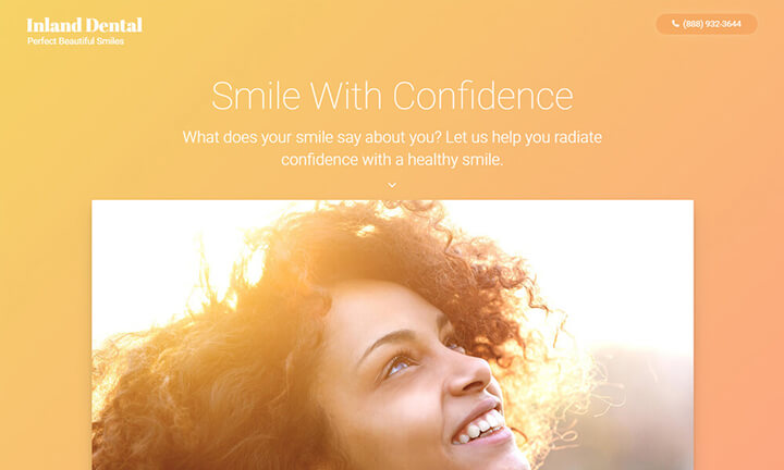 Dental Office Website Design Example 18