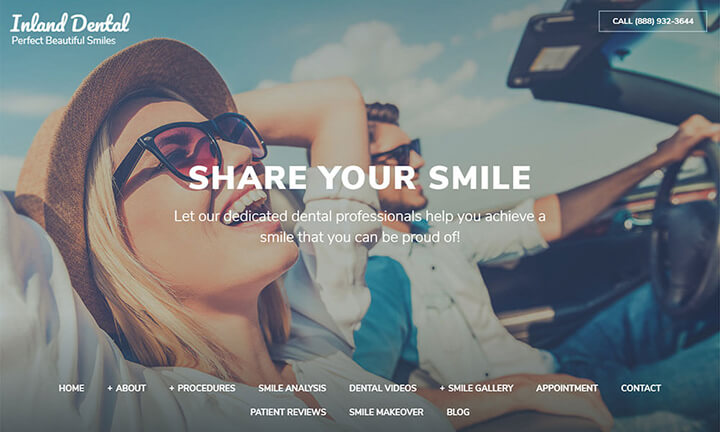 Dental Office Website Design Example 19